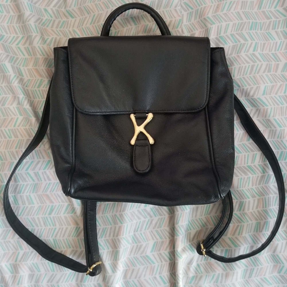 Vintage Kenar black backpack